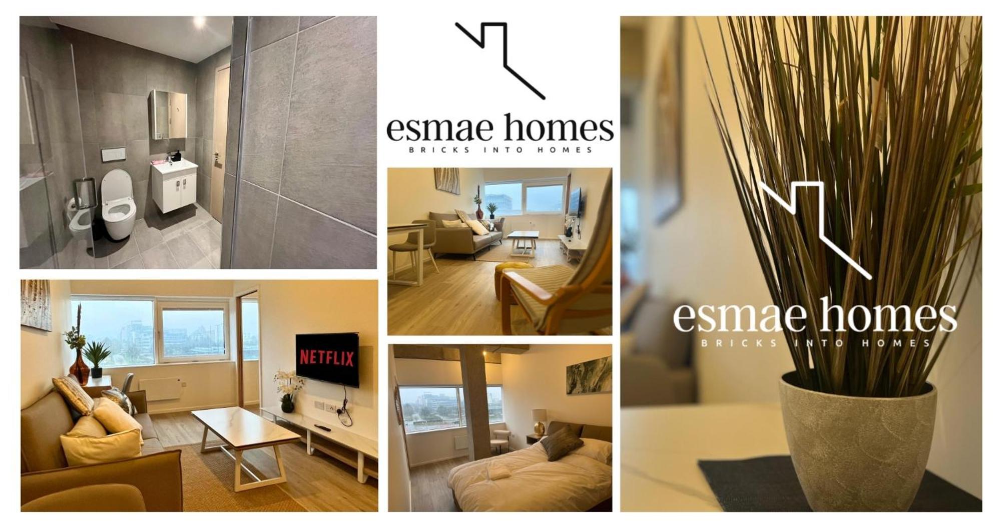 1Br Luxury Flat At Train Station - Long Stays Welcome - Just Ask Milton Keynes Esterno foto
